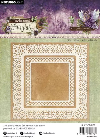 Preview: Studio Light Enchanted Fairytale Cutting Dies Lace Frames Square