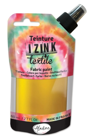 Aladine IZINK Textile Dye Copper Textilfarbe zum Sprühen Gold
