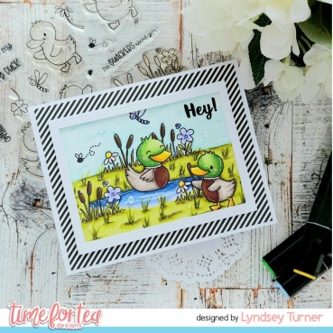 Preview: Time For Tea Clearstamp Lucky Ducks