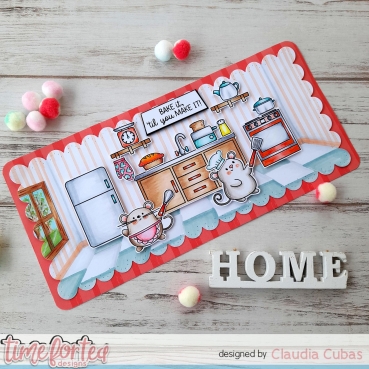 Preview: Time For Tea Designs Baked with Love Kitchen Add On Dies / Stanzschablonen