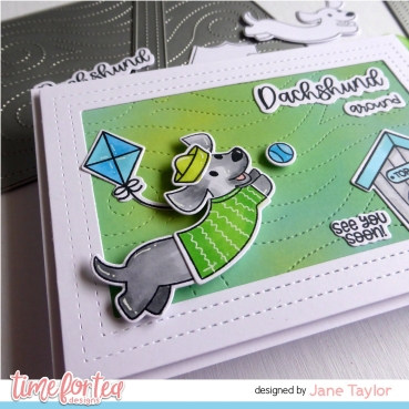 Preview: Time For Tea Designs Dies / Stanzschablonen Wide Stitched Frame