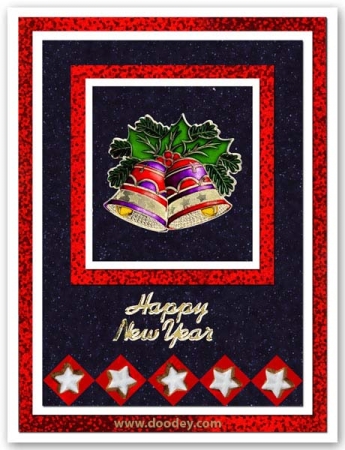 Preview: MD Sticker transparent Weihnachtskerze silber