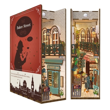 TONECHEER DIY Book Nook / Diorama Baker Street