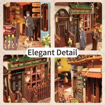 Preview: TONECHEER DIY Book Nook / Diorama Baker Street