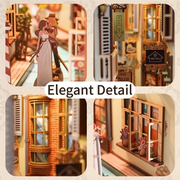 Preview: TONECHEER DIY Book Nook / Diorama Travel in Venice