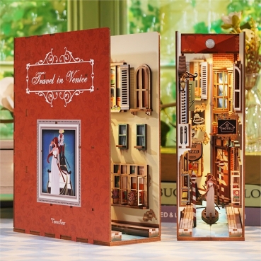 TONECHEER DIY Book Nook / Diorama Travel in Venice
