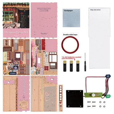 Preview: TONECHEER DIY Book Nook / Diorama Japanese Grocery Store