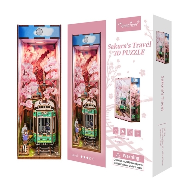 Preview: TONECHEER DIY Book Nook / Diorama Sakura's Travel