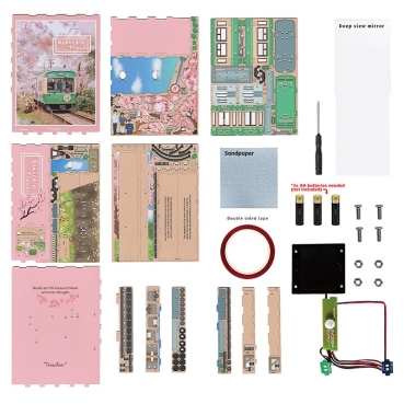 Preview: TONECHEER DIY Book Nook / Diorama Sakura's Travel