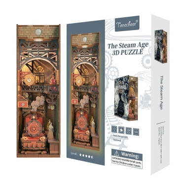 Preview: TONECHEER DIY Book Nook / Diorama The Steam Age