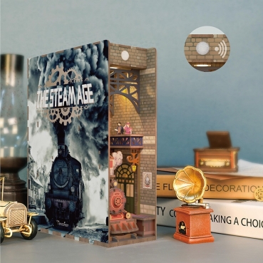 TONECHEER DIY Book Nook / Diorama The Steam Age