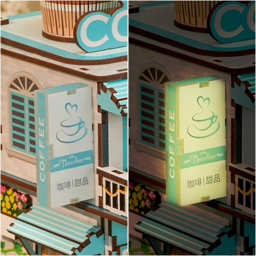 Preview: TONECHEER DIY Magic Box Cape Coffee Shop