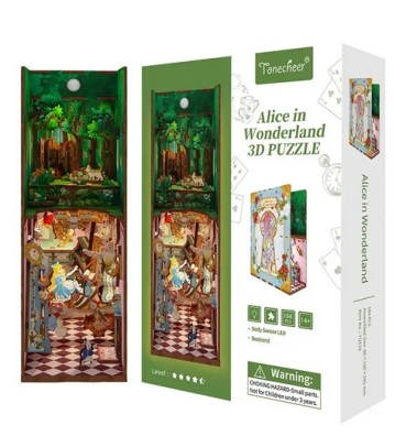 Preview: TONECHEER DIY Book Nook / Diorama Alice in Wonderland