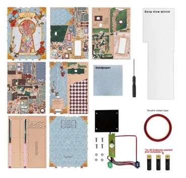 Preview: TONECHEER DIY Book Nook / Diorama Alice in Wonderland