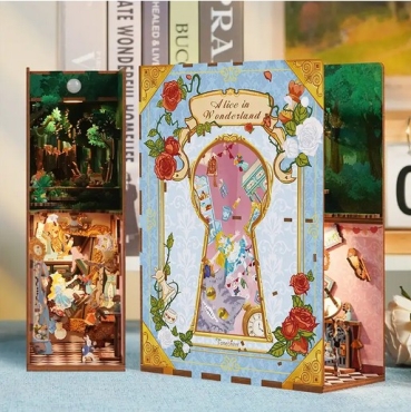 Preview: TONECHEER DIY Book Nook / Diorama Alice in Wonderland