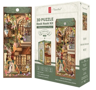 TONECHEER DIY Book Nook / Diorama Shakespeare's Verse