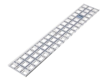 Preview: TrueCut Patchworklineal Maßeinteilung inch 6,5 x 24,5 inch