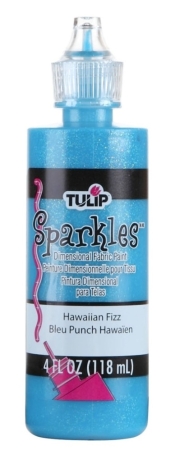 Tulip Sparkles Dimensional Fabric Paint 118 ml Hawaiian Fizz