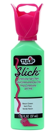 Tulip Slick Dimensional Fabric Paint 37 ml Neon Green