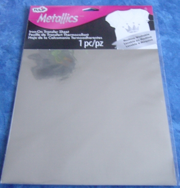 Preview: Tulip Iron-On Transfer Sheets Metallics Silver