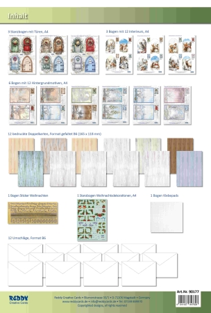 Preview: Reddy Cards Bastelset Türkarten