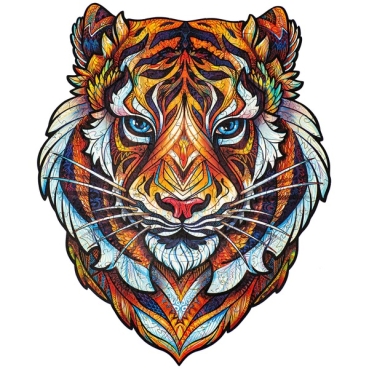 Unidragon Holz Puzzle "S" 104 Teile  Lovely Tiger