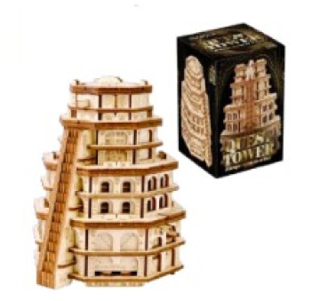 Escape Welt 3D Holz Puzzle Quest Tower Rätselbox