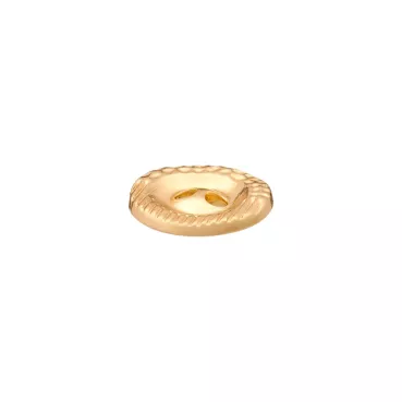 Preview: Metallknopf mit 2 Löchern 12 mm gold