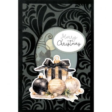 Preview: 3D Velvet Cards A6 Golden Whisper