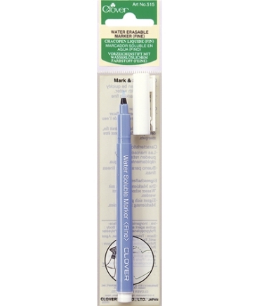 Clover Vorzeichenstift wasserlöslich blau fein