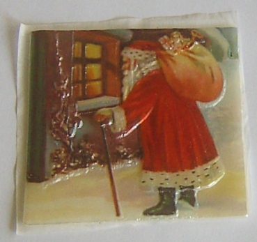 Wachsbild Santa
