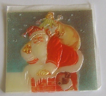 Wachsbild Santa