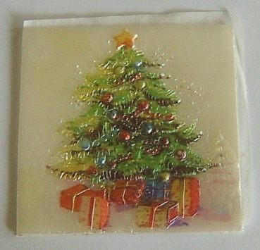 Wachsbild Tannenbaum