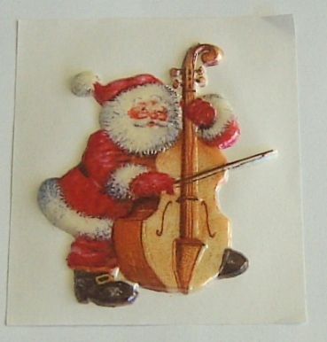 Wachsbild Santa