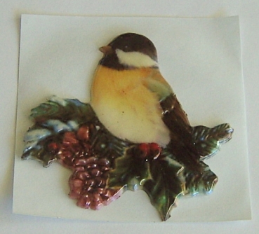 Wachsbild Weihnachten