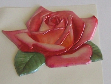 Wachsbild Rosen