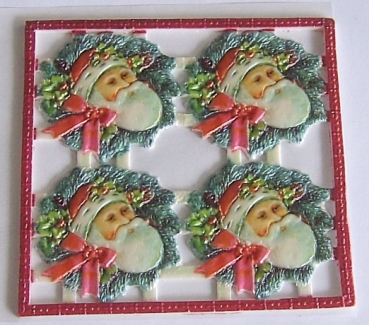 Wachsplatte Weihnachtsmotive