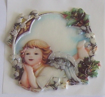 Wachs geprägtes Weihnachtsornament Engel