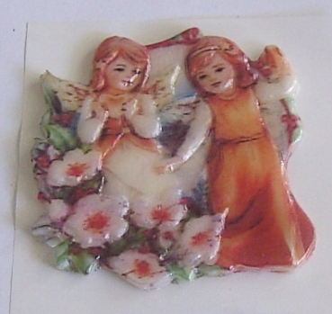 Wachs geprägtes Weihnachtsornament Engel