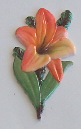 Wachsbild Blüte