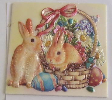 Wachsbild Ostern