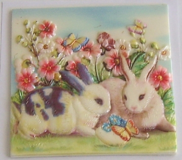Wachsbild Ostern