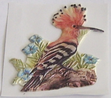 Wachsbild Vogel