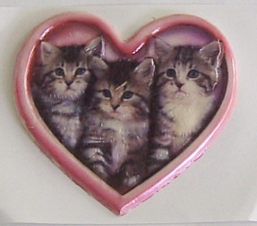 Wachsbild Katzen
