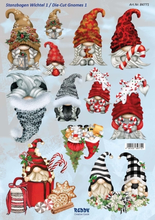 Reddy Cards Stanzbogen Weihnachtswichtel 4