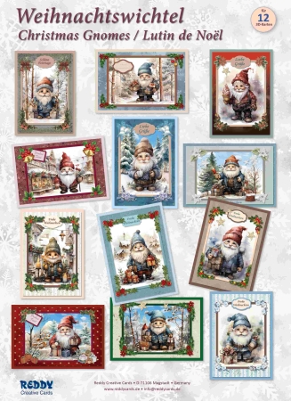 Reddy Cards Bastelset Niedliche Weihnachtswichtel