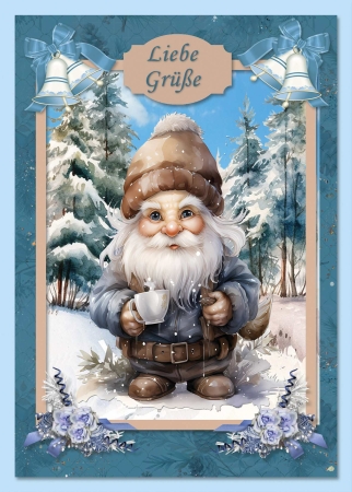 Reddy Cards Bastelset Niedliche Weihnachtswichtel