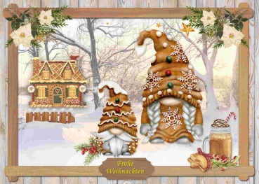 Reddy Cards Weihnachtswichtel, Set für 12 Karten