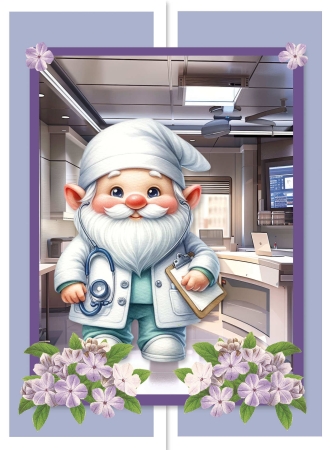 Preview: Reddy Cards Bastelset Wichtelkarten Berufe