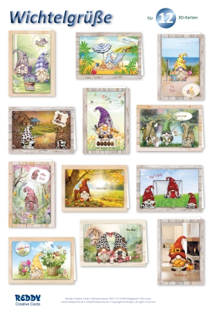 Reddy Cards Bastelset Wichtelgrüße